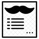 Grußkarte zum Vatertag  Symbol