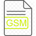 Gsm File Format Icono