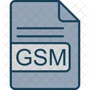 Gsm Archivo Formato Icono