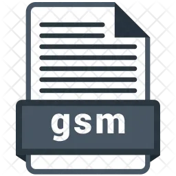 Gsm file format  Icon