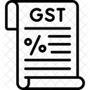 Gst Gst Statement Gst Invoice Icon