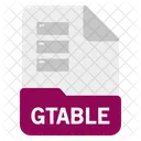 Gtable File Format Icon