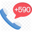 Guadeloupe Dial Code  Icon