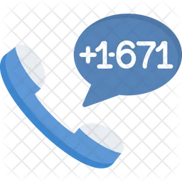 Guam Dial Code  Icon