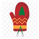 Guante de navidad  Icono