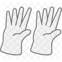 Guantes Seguridad Laboratorio Icono