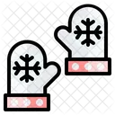 Guantes Invierno Nieve Icono