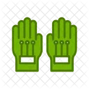 Guantes Con Cable Mano Robotica Realidad Virtual Icon