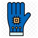 Realidad Virtual Guantes De Datos Mano Robotica Icon