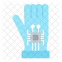 Realidad Virtual Guantes De Datos Mano Robotica Icon