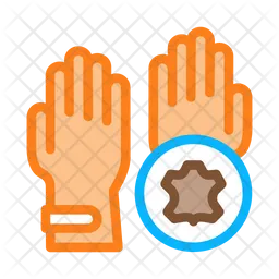 Guantes de cuero  Icono