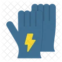 Guantes de electricista  Icono