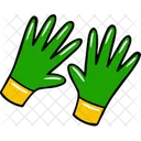 Guantes de jardineria  Icono