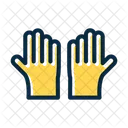 Guantes de limpieza  Icono