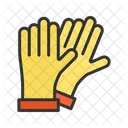 Guantes de limpieza  Icono