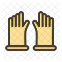 Guantes de limpieza  Icono