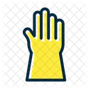 Proteccion De Manos Ropa De Mano Guantes De Limpieza Icono