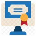 Guarantee Online Certificate Icon