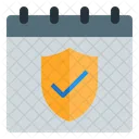 Guarantee Protection Warranty Certificate Quality Calendar Date Icon