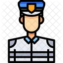 경비 보안 경찰 아이콘