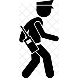 Guard walking Icon