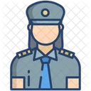Guard Woman Woman Police Female Guard Icon