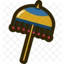 Guarda Chuva Budista Ícone
