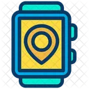 Orologio Smartwatch Pin Di Posizione Icon