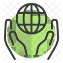 Guardar Verde Tierra Icon