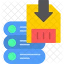 Guardar Base De Datos Archivo Almacenamiento Icono