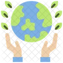 Savetheplant Ecologia Tierra Icono