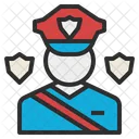 Seguridad Guardia Ocupacion Icono