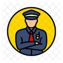 Guardia De Seguridad Seguridad Proteccion Icono