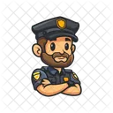 Seguridad Guardia Hombre Icono