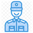 Guardia De Seguridad Vigilancia Guardia Icono