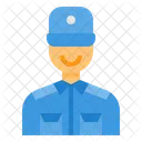 Guardia De Seguridad Vigilancia Guardia Icono