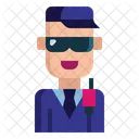Guardia De Seguridad Guardia Oficial De Seguridad Icono