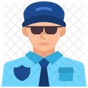 Guardia Avatar Seguridad Icono