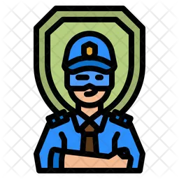 Guardia de seguridad  Icono