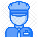 Guardia De Seguridad Uniforme Gorra Icon