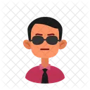 Avatar Prof Flat Ícone