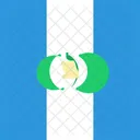 グアテマラ、国旗、世界 アイコン