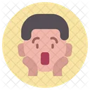 Chico Emoji Guau Icono