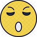 Guau Aburrido Emoji Icono