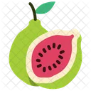 Guava Slice Organic Fruit Icon