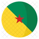 Guyana Bandera Pais Icono