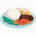 Meal Cuisine Indonesia Icon