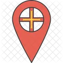 Guernesey Europeen Country Icône
