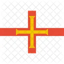 Guernesey Drapeau Monde Icône