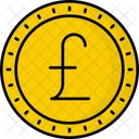 Guernsey Pound Coin Money Icon